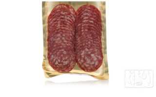 Хранение сырокопчёной колбасы в холодильнике