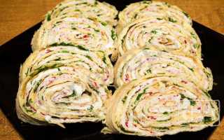 Рулет из лаваша с копченой курицей: пошаговый рецепт