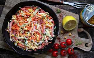 Салат из копченой колбасы и корейской моркови: 9 лучших рецептов