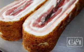 Сало холодного копчения в домашних условиях