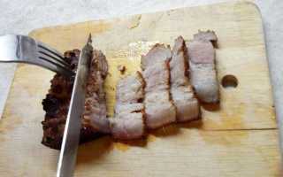 Варено-копченая свинина в домашних условиях