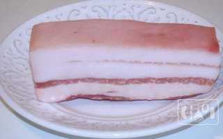 Сало горячего копчения: процесс приготовления