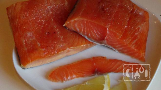Филе лосося холодного копчения Филе лосося холодного копчения