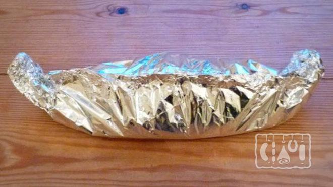 Хранение рыбы в фольге 