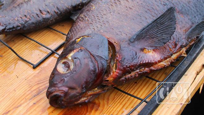 Копчение леща в квартире