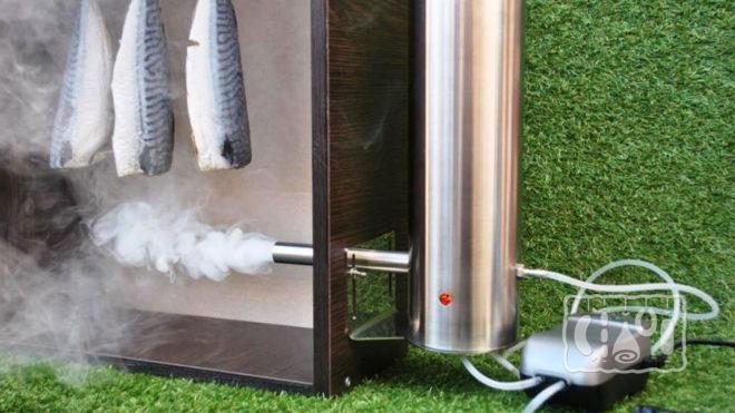 Копчение рыбы с помощью дымогенератора Копчение рыбы с помощью дымогенератора