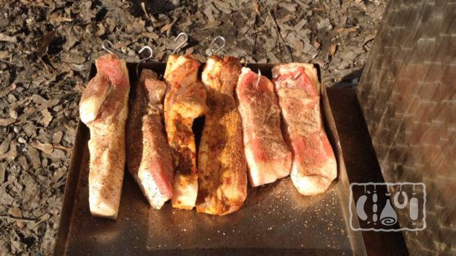 Копченое домашнее сало