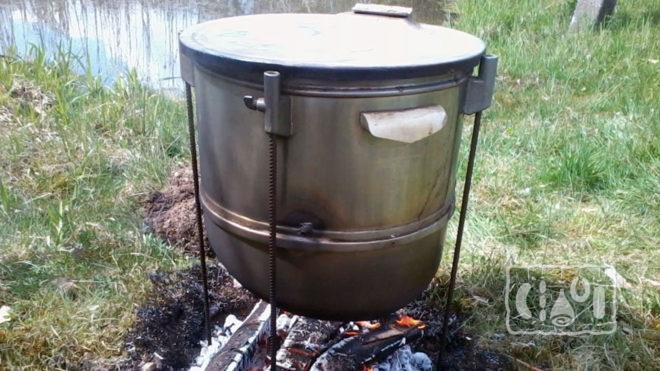 Коптильня горячего копчения