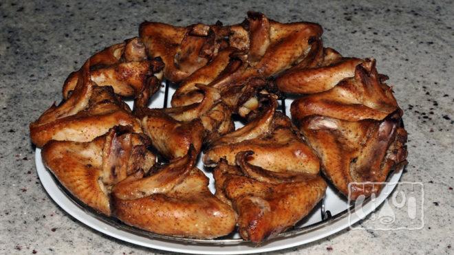 Крылышки горячего копчения