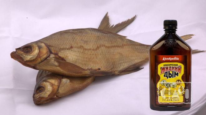 Лещ холодного копчения с жидким дымом 