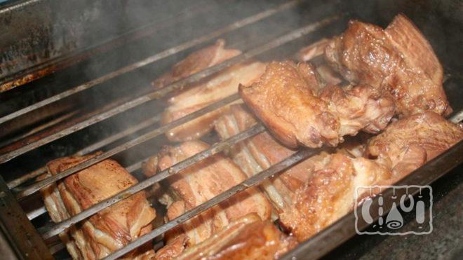 Сало горячего копчения