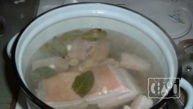 Сало в маринаде 