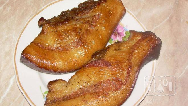 Сало варено-копченое