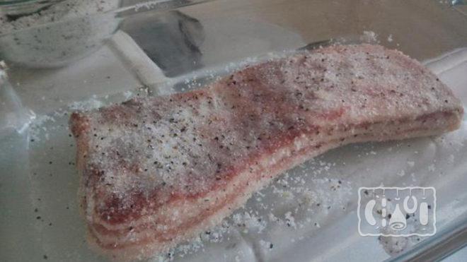 Сухая засолка сала