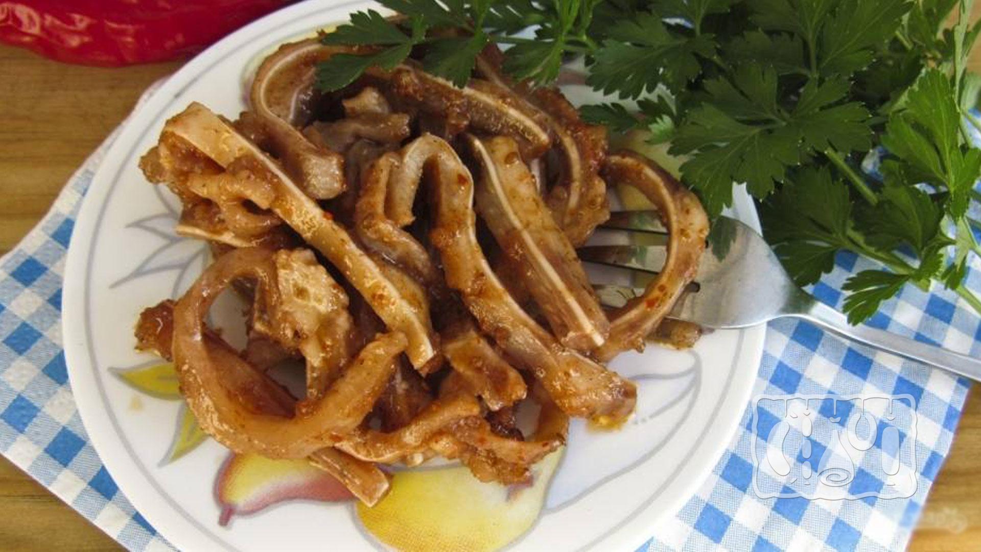 Свиные ушки по-корейски